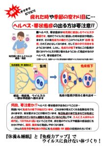 帯状疱疹チラシ（商品無し）のサムネイル